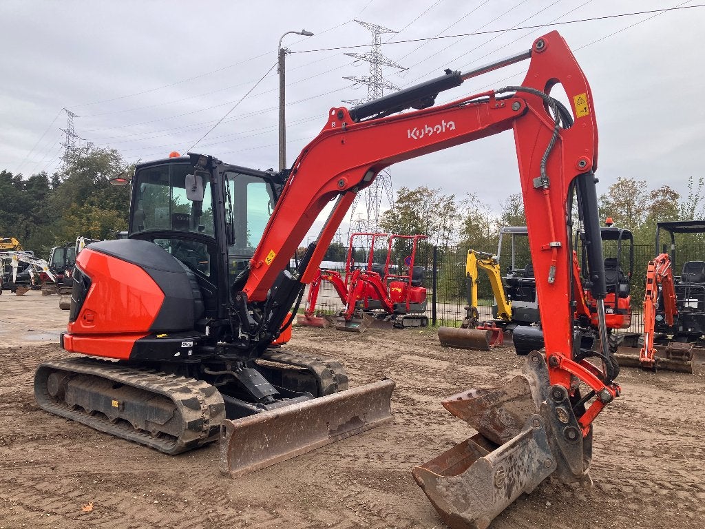 Kubota KX060-5, Ophalen, Graafmachine