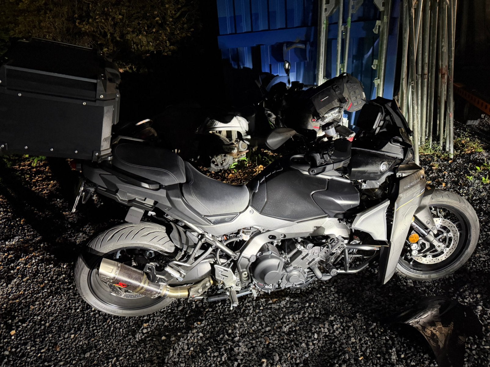 Tracer 9gt 2026 3000km accidenté, Ophalen