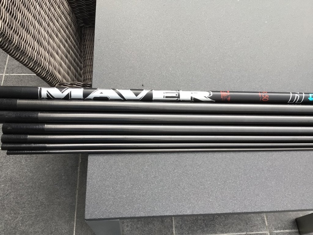 Vaste stok merk MAVER 9,5 m, Ophalen, Gebruikt, Vaste hengel