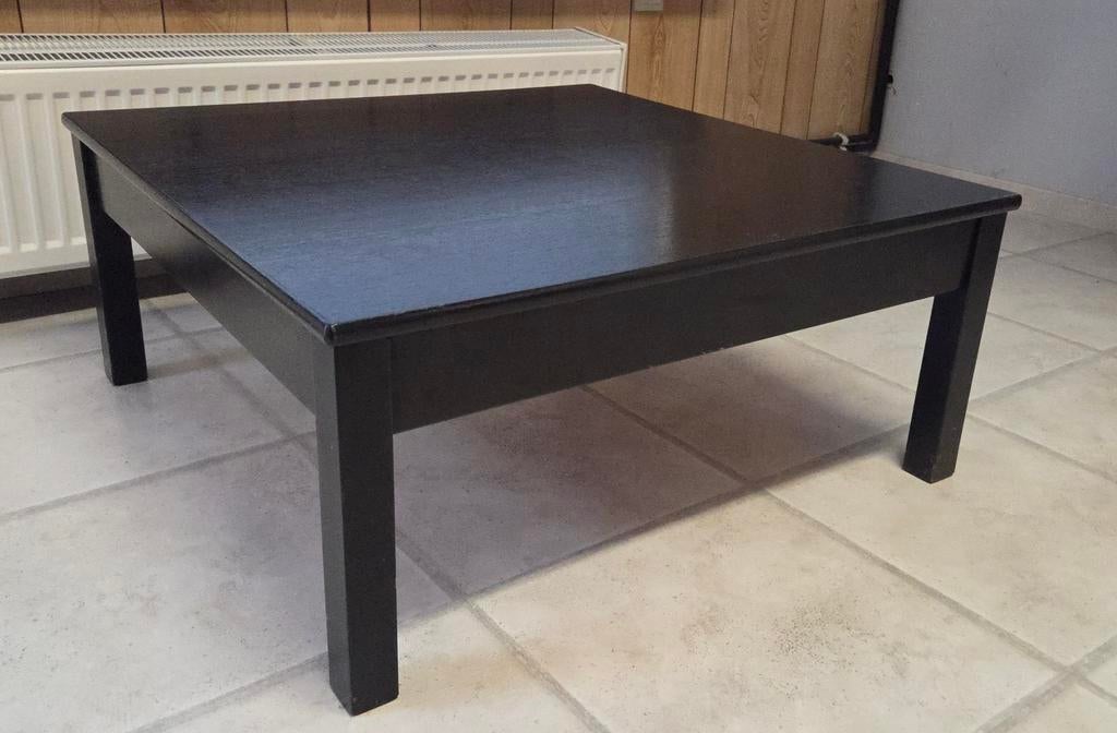 Zwarte salontafel, Huis en Inrichting, Tafels | Salontafels, Ophalen