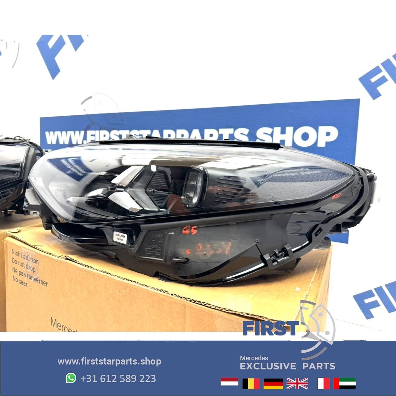 W174 CLA LED HIGH PERFORMANCE KOPLAMP LINKS A1749062502 Merc, Utilisé, -, -, Enlèvement ou Envoi