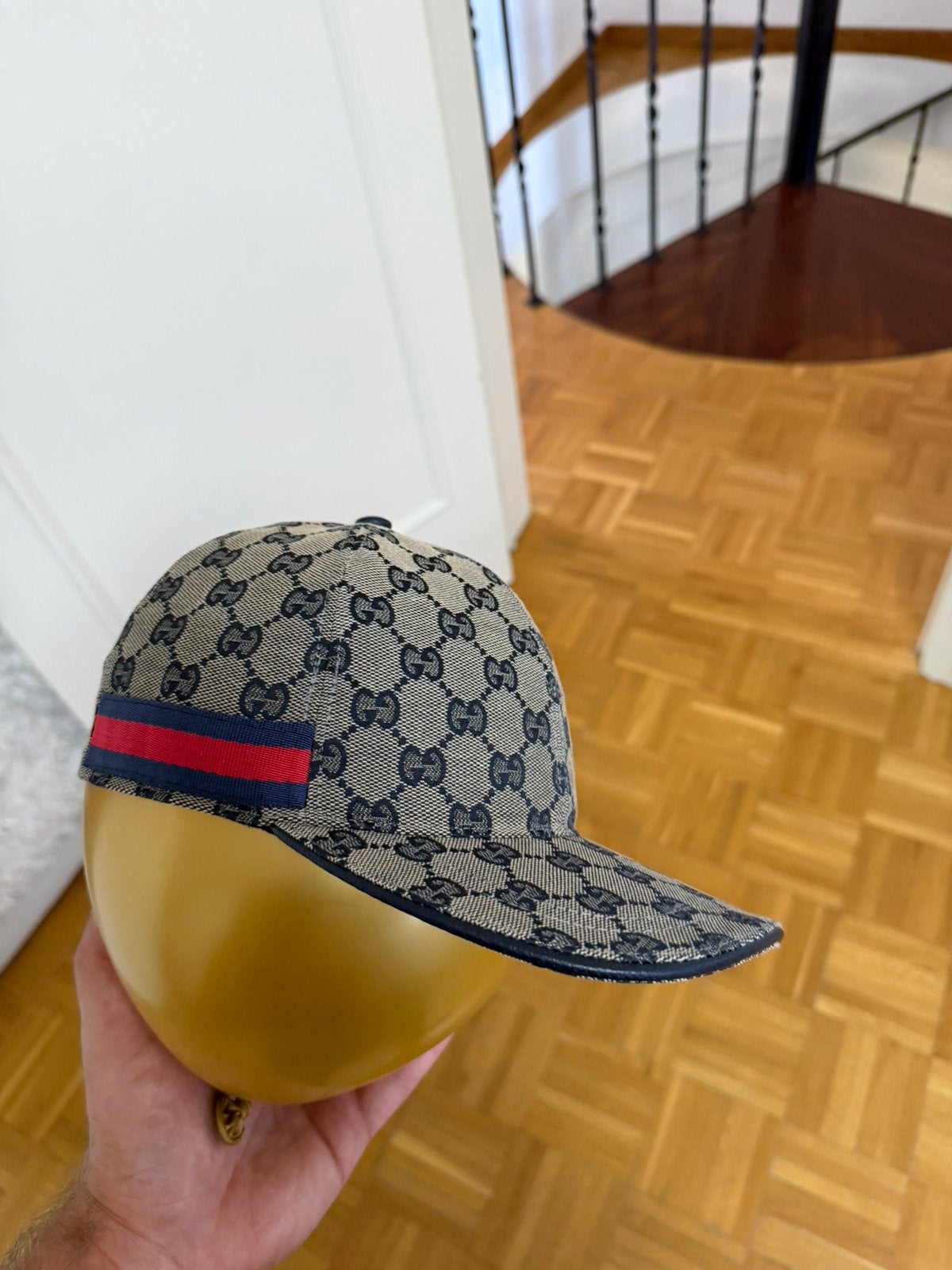 Casquette guccci 1.1 parfait etat, Enlèvement, Comme neuf, Casquette