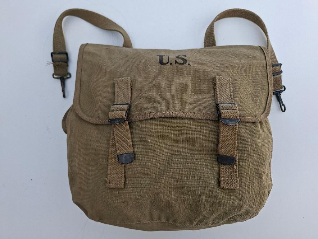 US model 1936 musette bag Power 1941, Collections, Objets militaires | Seconde Guerre mondiale, Enlèvement ou Envoi, Armée de terre