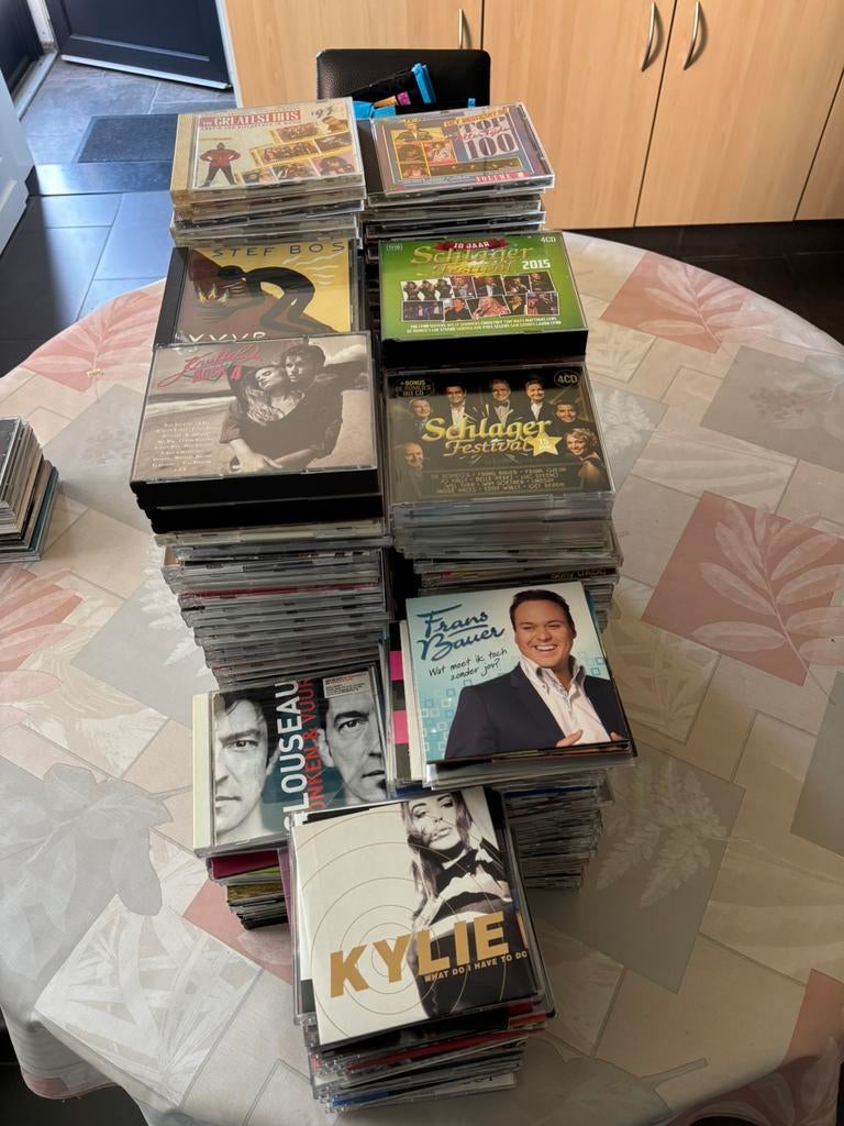 Groot lot cd’s & singles, Ophalen, Gebruikt