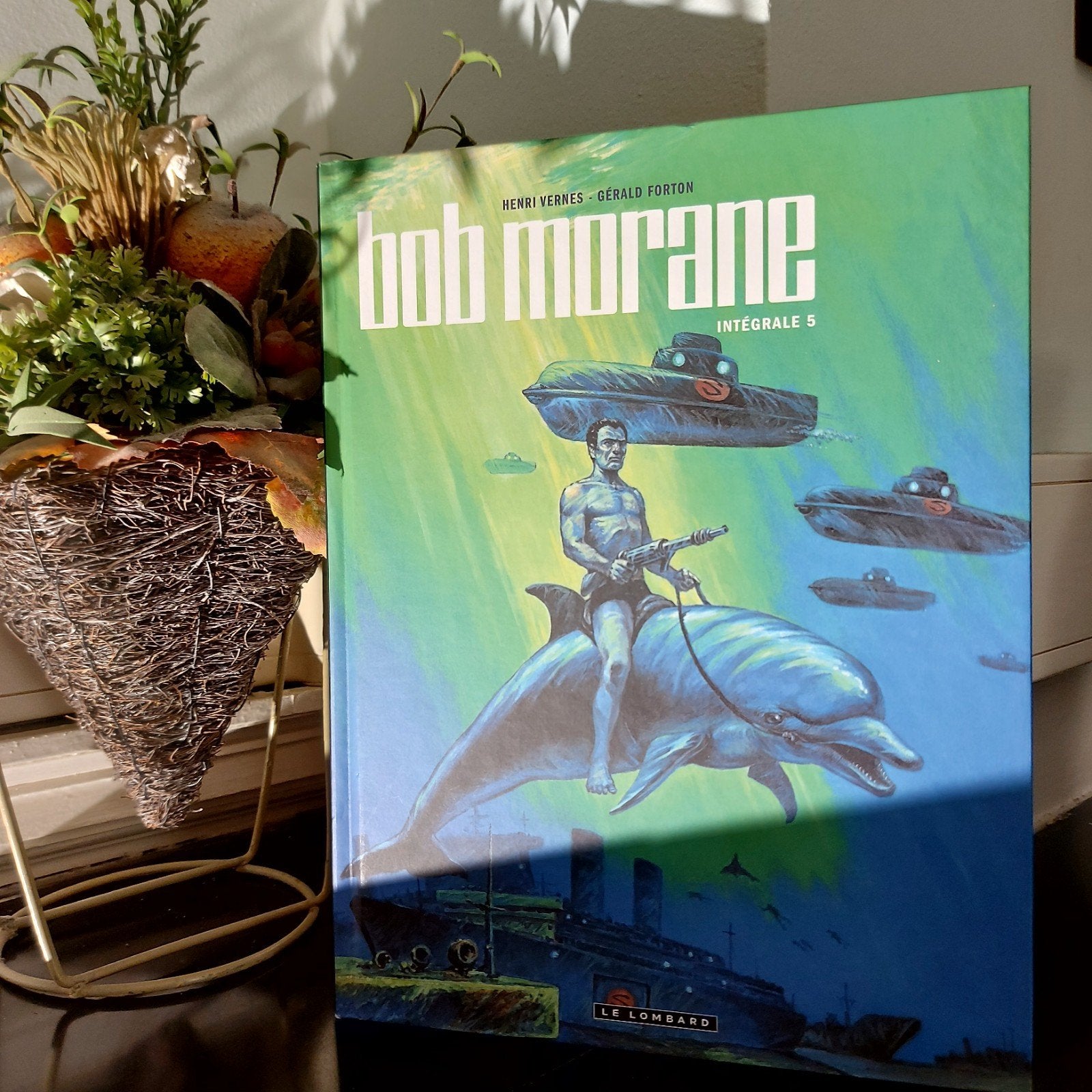 Intégrale  5 Bob Morane, Une BD, Enlèvement ou Envoi, Comme neuf, Henri Vernes.
