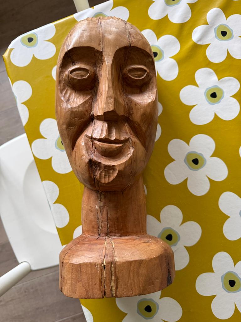 Houten standbeeld, Ophalen, Beeld, 20 - 50 cm, Abstract