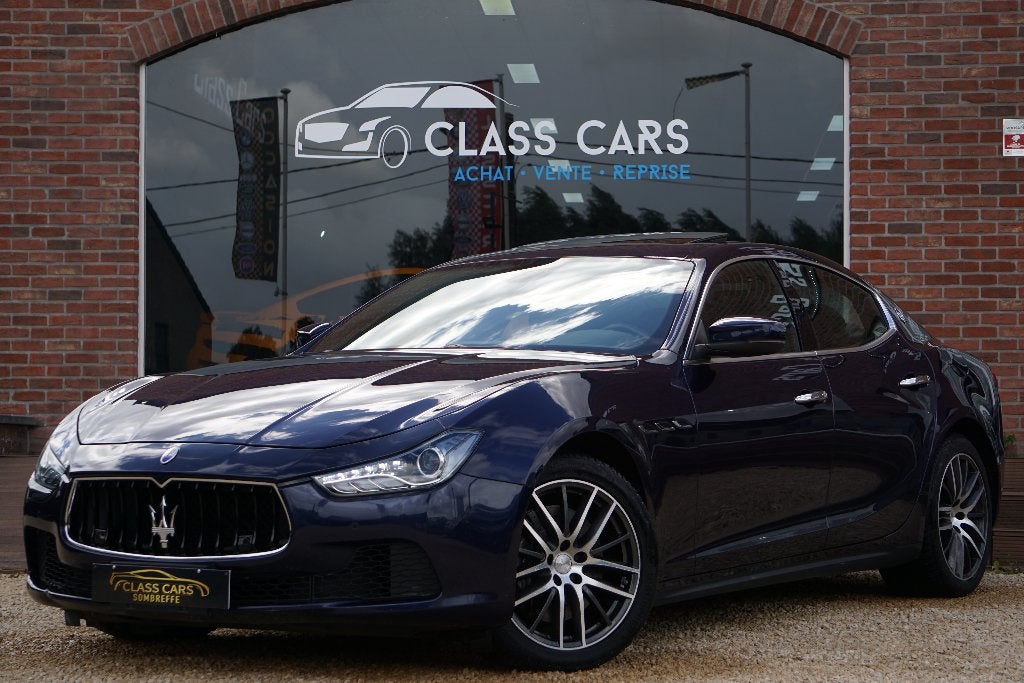MASERATI GHIBLI 3.0 V6 Turbo GranSport TVA XENON CARNET EU6b, Autos, Cuir, Achat, 2987 cm³, Euro 6