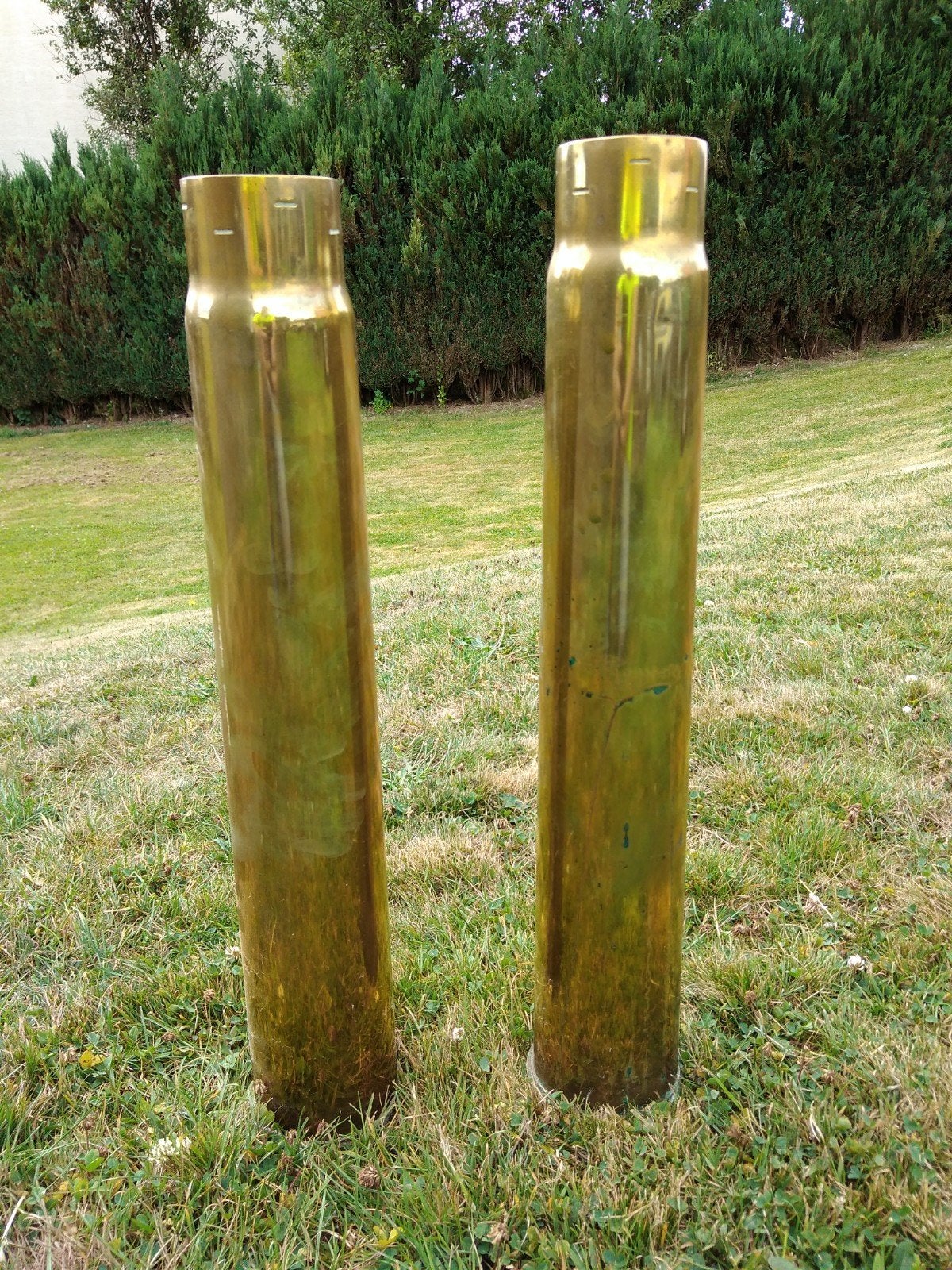Obus de Guerre en Laiton 1942/1944 " 585 mm ", Collections, Enlèvement, Armée de terre, Douilles ou Pièces de fouille