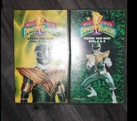2 Vhs van power rangers, Cd's en Dvd's, Ophalen, Gebruikt