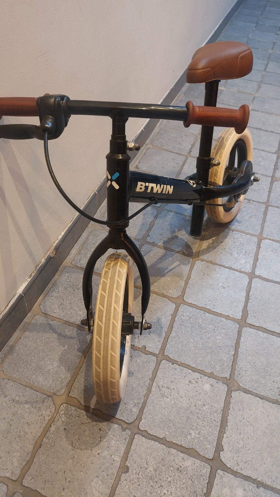 loopfiets btwin, Ophalen