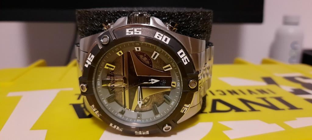 Star Wars Invicta horloge mandalorian, Ophalen of Verzenden