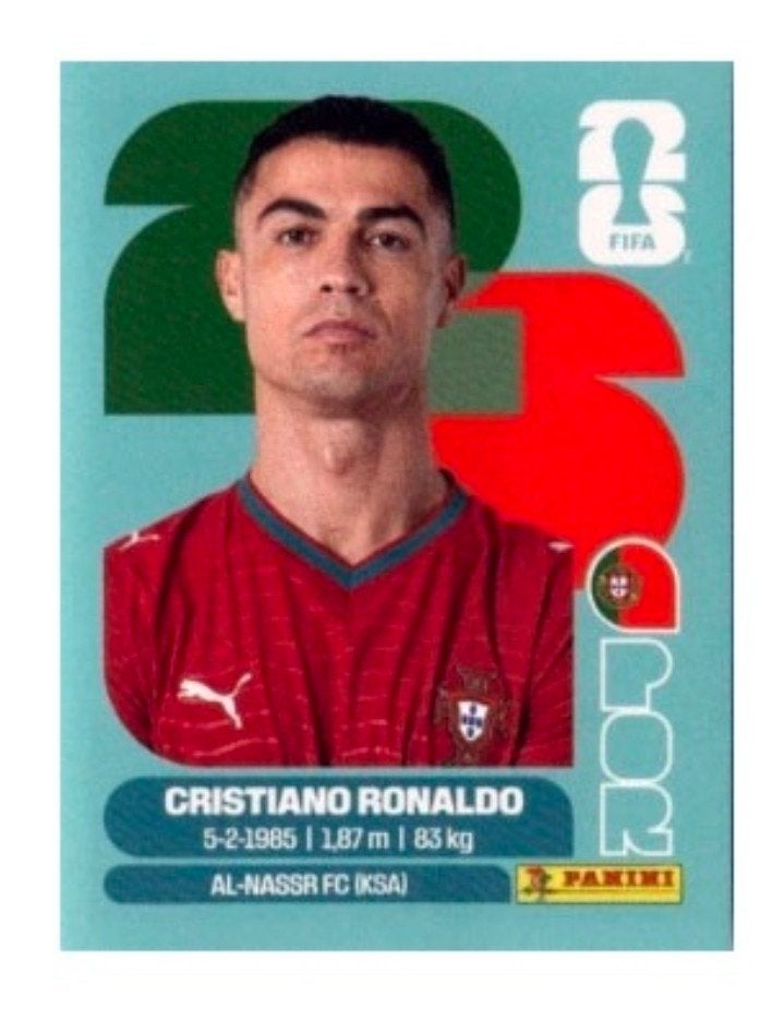 Panini Cristiano Ronaldo POR15, Ophalen