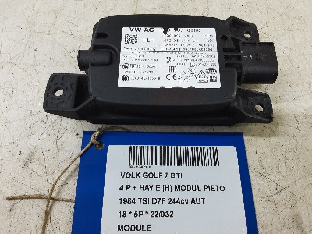 UNITE ELECTRONIQUE Volkswagen Golf VII (AUA) (5Q0907686C), Utilisé, Volkswagen