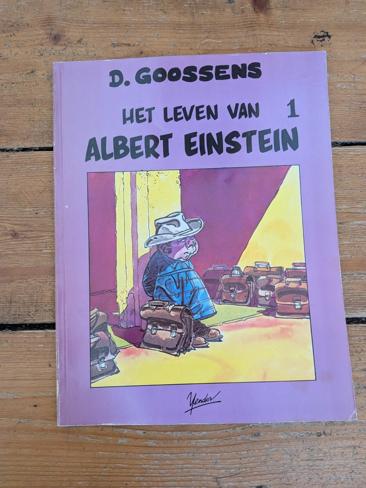 Het leven van Albert Einstein 1 - D. Goossens, Gelezen, D. Goossens, Eén stripboek, Ophalen of Verzenden