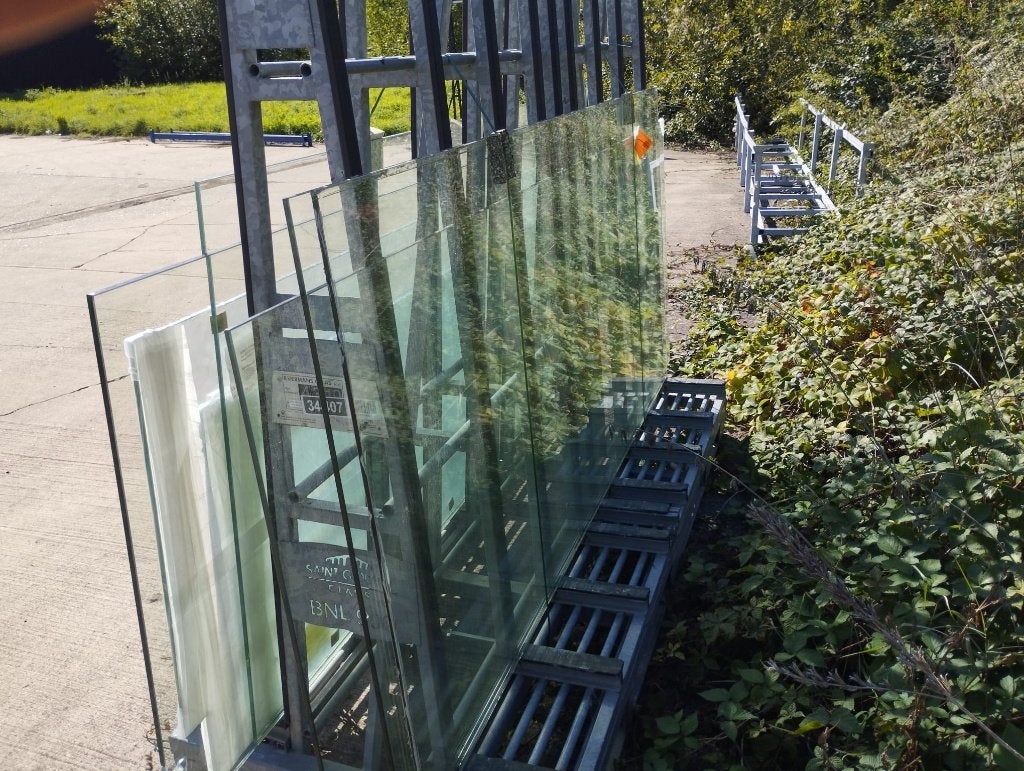 Gratis glazen deuren/platen, Ophalen, Nieuw