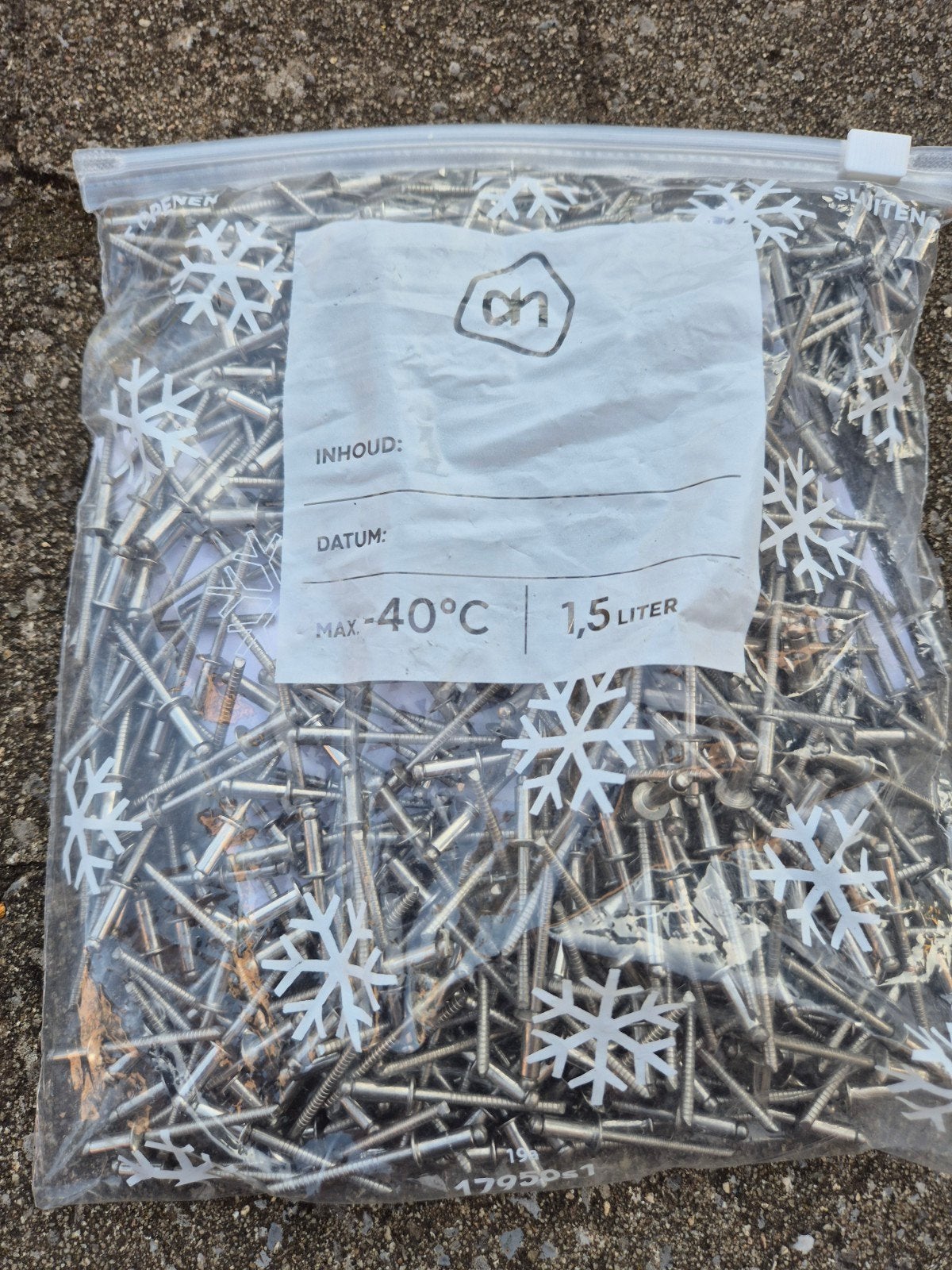 Popnagel , inox, Ophalen of Verzenden, Inox