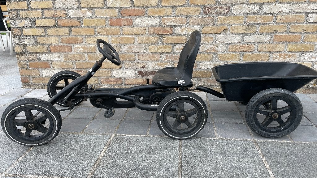 Berg gocart met aanhanger, Ophalen, Gebruikt, Berg, Met kar of aanhanger