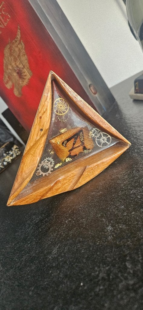 Unique epoxy Resin Ashtray - epoxy art - Ashtray for Cigars, Ophalen of Verzenden