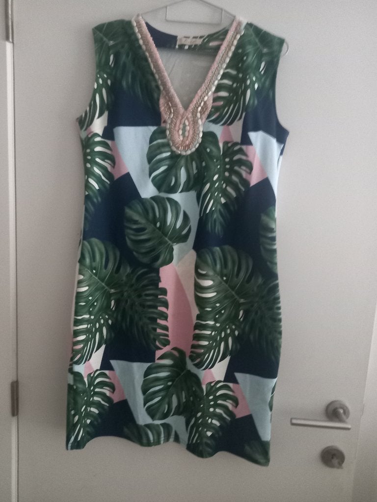 Jurk 1 maat stretch, Kleding | Dames, Overige kleuren, Gedragen, Boven de knie, Ophalen