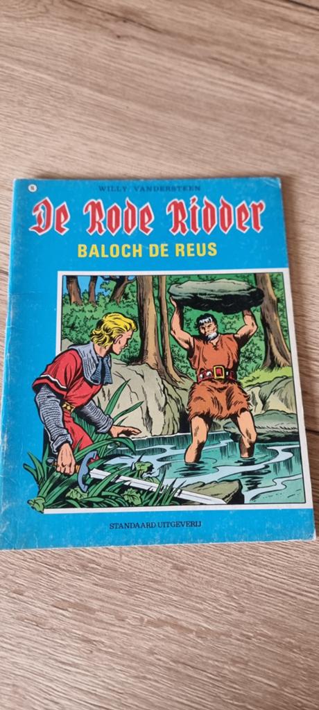 Strip De rode ridder - 16 Baloch de reus, Eén stripboek, Ophalen of Verzenden, Gelezen, Willy Vandersteen