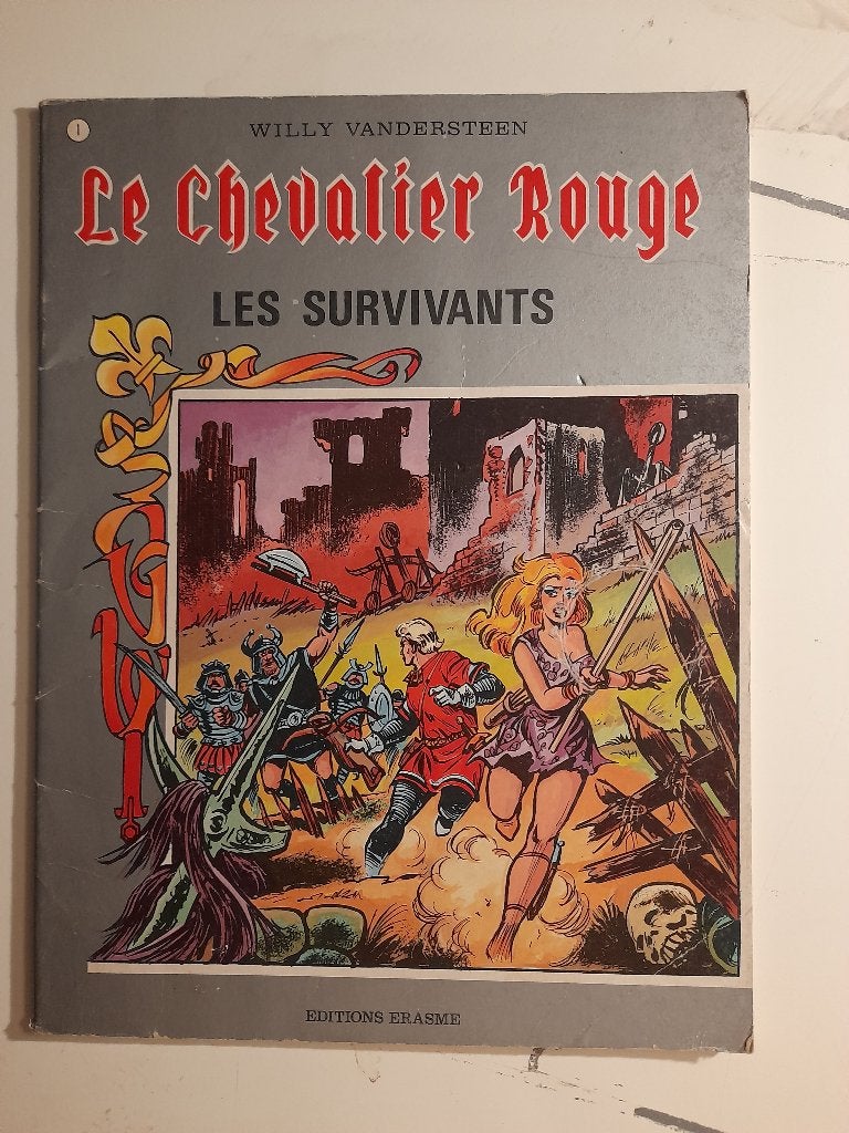BD ancienne - Le chevalier rouge - les survivants, Enlèvement ou Envoi, Autres personnages, Utilisé, Livre ou Jeu