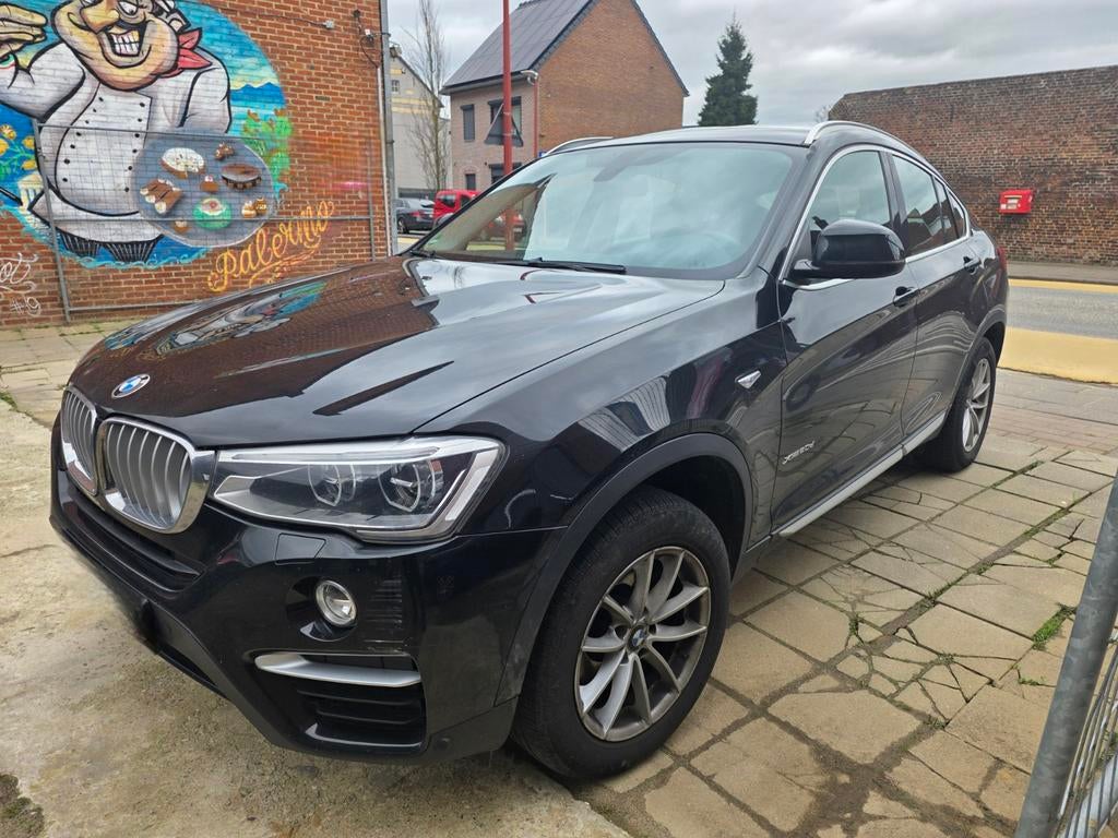 Bmw x4d xdrive, Auto's, Automaat, Zwart, Leder, Bedrijf