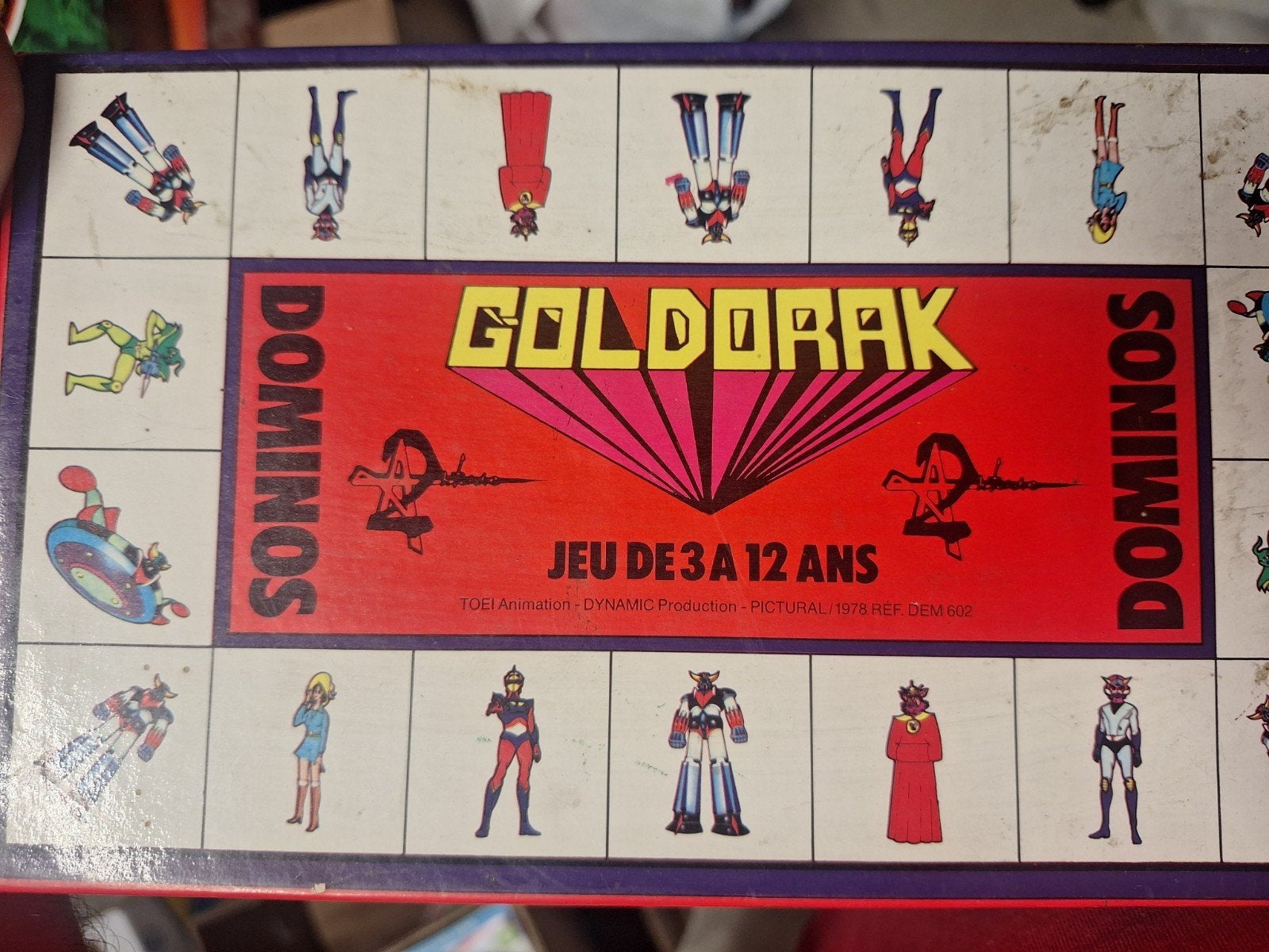 goldorak dominos, Enlèvement ou Envoi