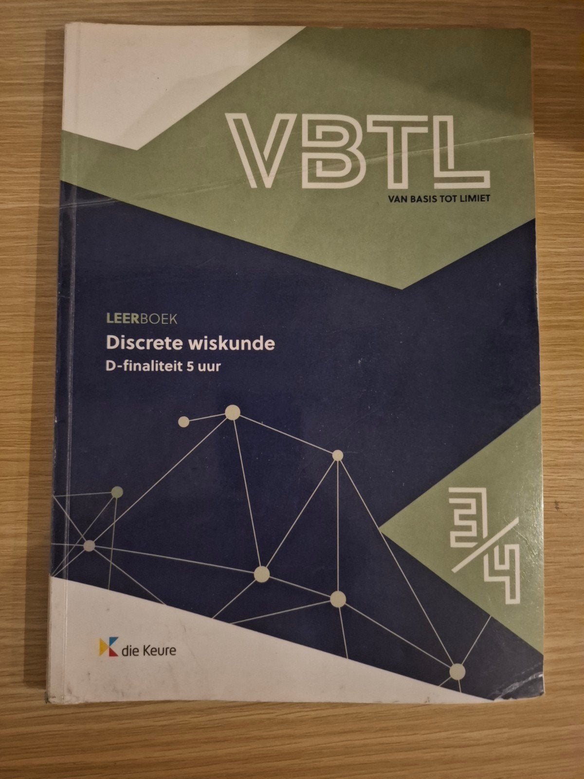 VBTL 3/4 - Leerboek discrete wiskunde (D-5 uur), Boeken, Ophalen, ASO, Wiskunde A, Philip Bogaert; Marc Muylaert; Filip Geeurickx; Roger Van Nie...