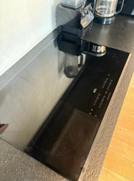AEG IKB84401FB kookplaat (2 niet-functioneel), Ophalen, Gebruikt, 4 kookzones, Inbouw