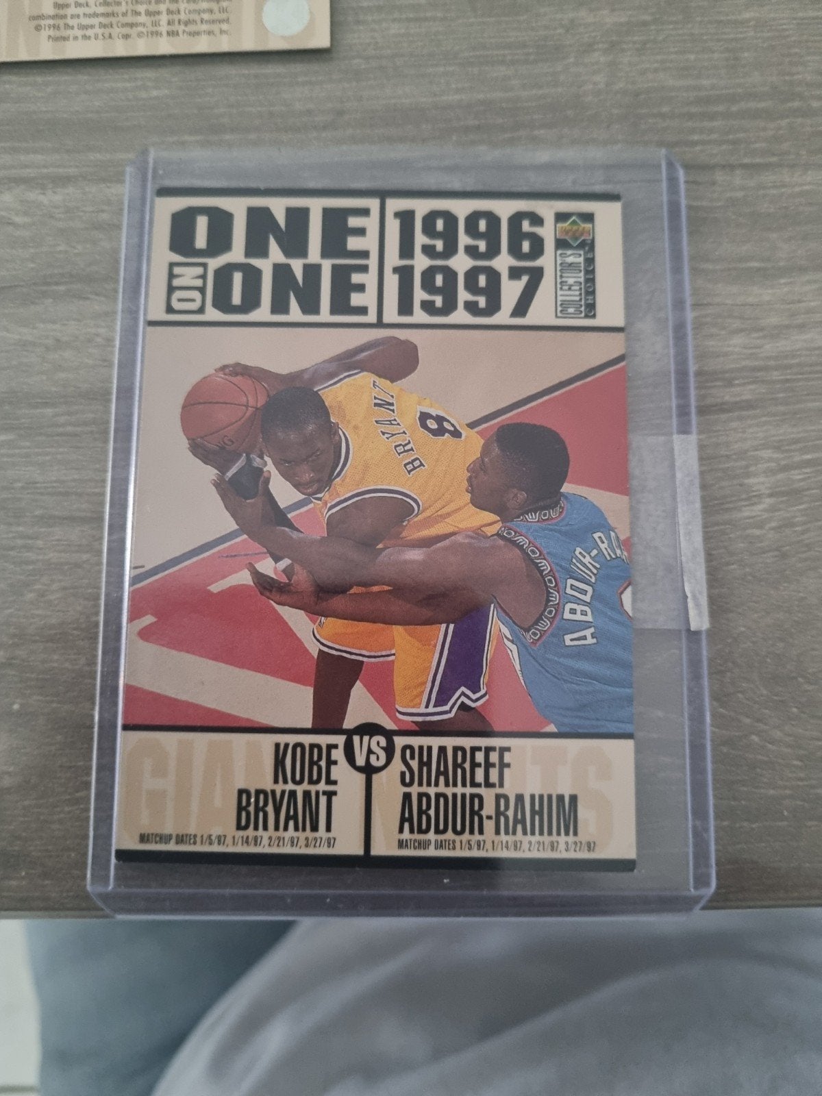 Upper Deck Collectors choice 96-97 USA, Enlèvement ou Envoi, Utilisé, Plusieurs images