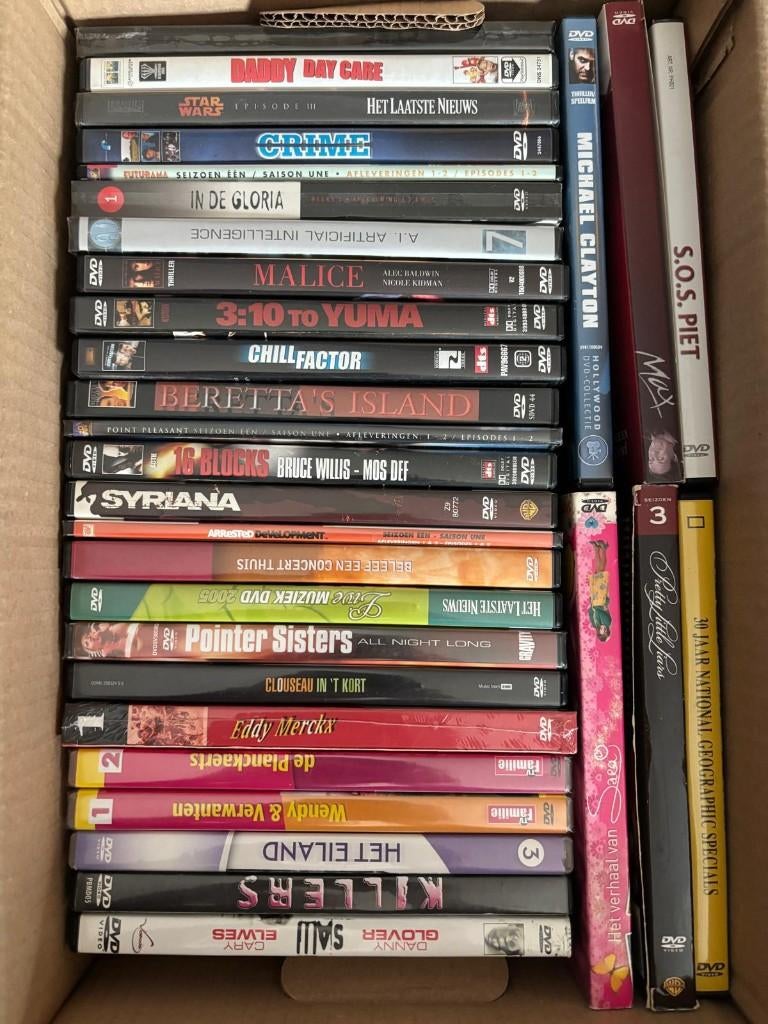 31 verschillende dvd's, Overige genres, Ophalen of Verzenden, Nieuw in verpakking, Alle leeftijden