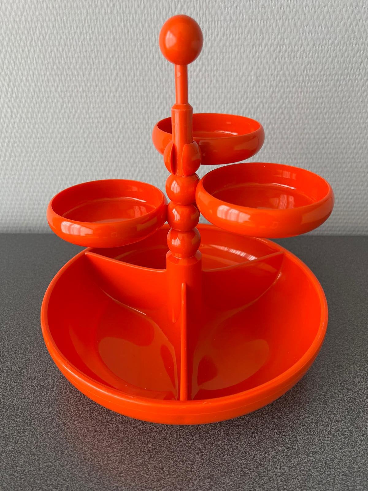 EMSA Space Age vintage snacketagère, Enlèvement ou Envoi, Utilisé, Étagère, Plastique