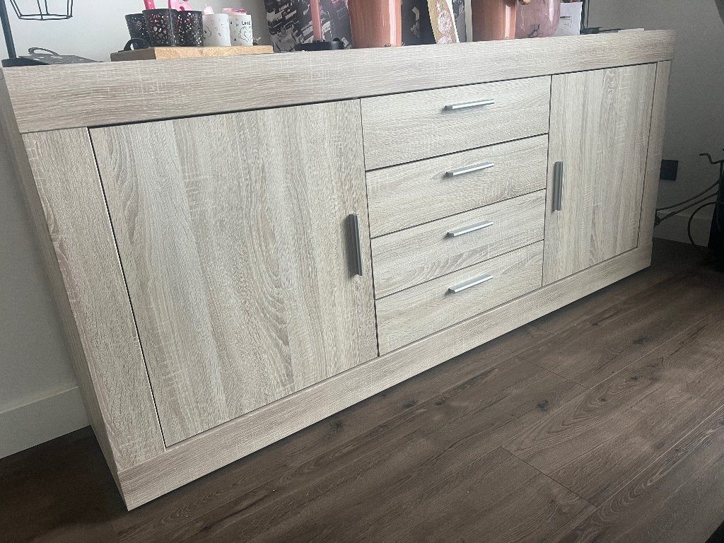 Tv meubel en dressoir te koop, Huis en Inrichting, Kasten |Televisiemeubels, Ophalen, 150 tot 200 cm, Zo goed als nieuw, Minder dan 100 cm