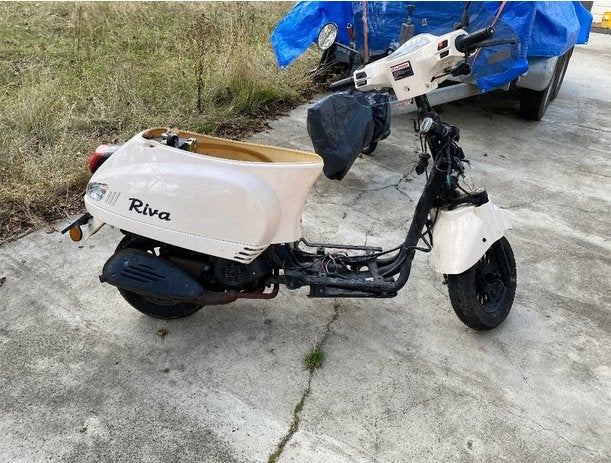 Riva Snorfiets/Snorscooter voor onderdelen of Bouw Project, Ophalen, Gebruikt, Overige typen, Overige merken