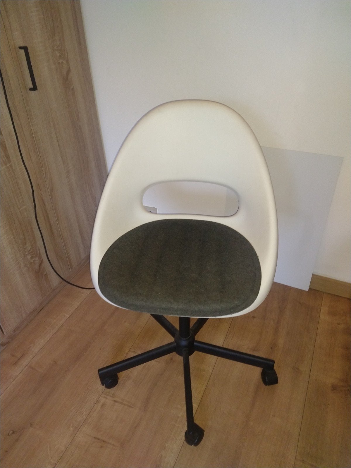 Chaise de bureau, Comme neuf, Enlèvement, Blanc, Chaise de bureau