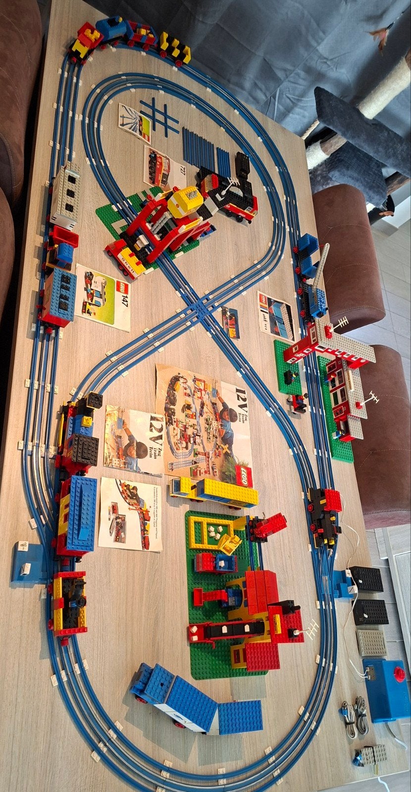 LEGO GROOT LOT 1970 TREINEN 12V/4,5V, ruilen mag, Kinderen en Baby's, Speelgoed | Duplo en Lego, Lego, Ophalen