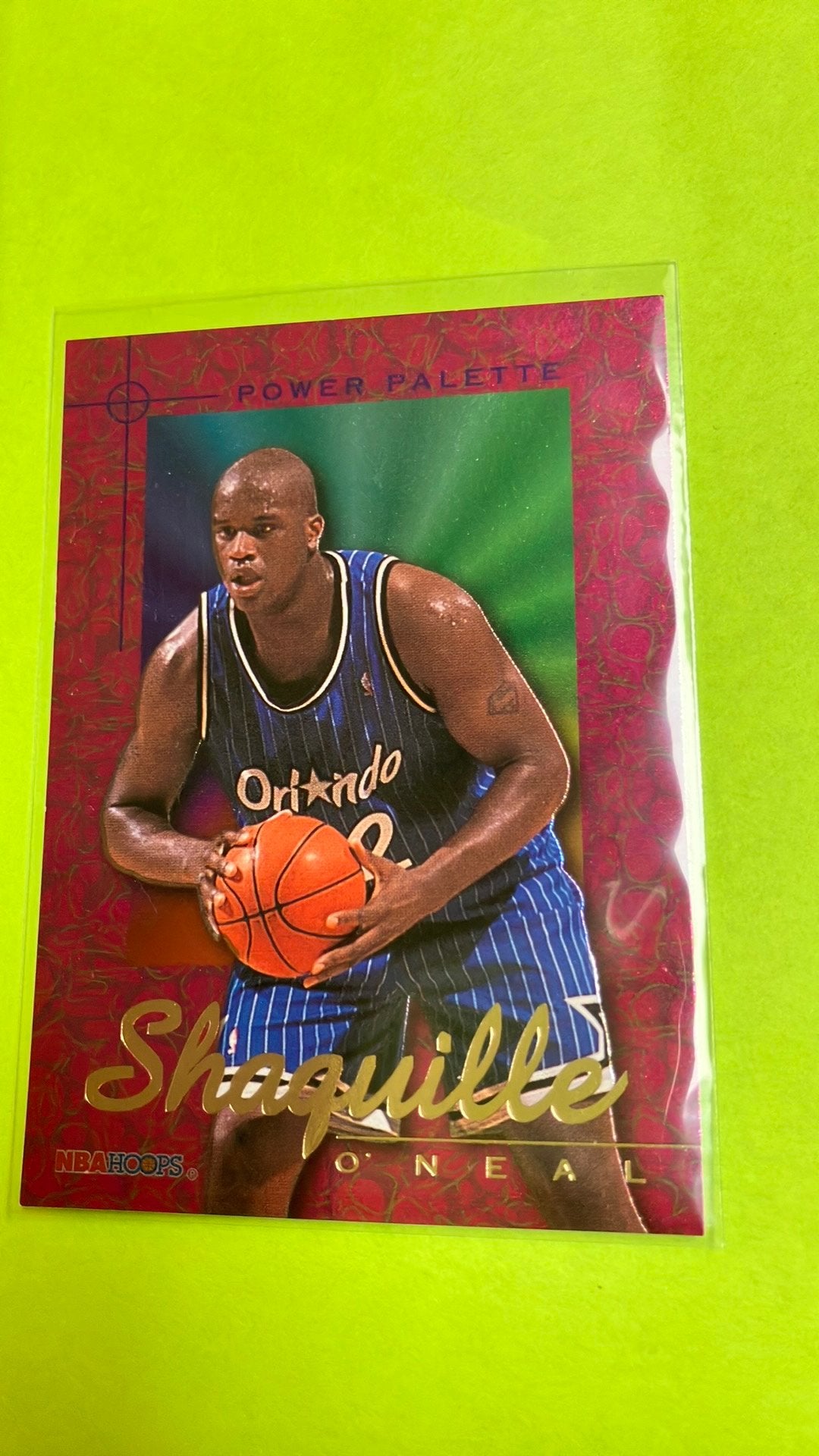 96-97 Hoops Shaquille O'Neal POWER PALETTE 8 ou 10, Enlèvement ou Envoi, Neuf, Image