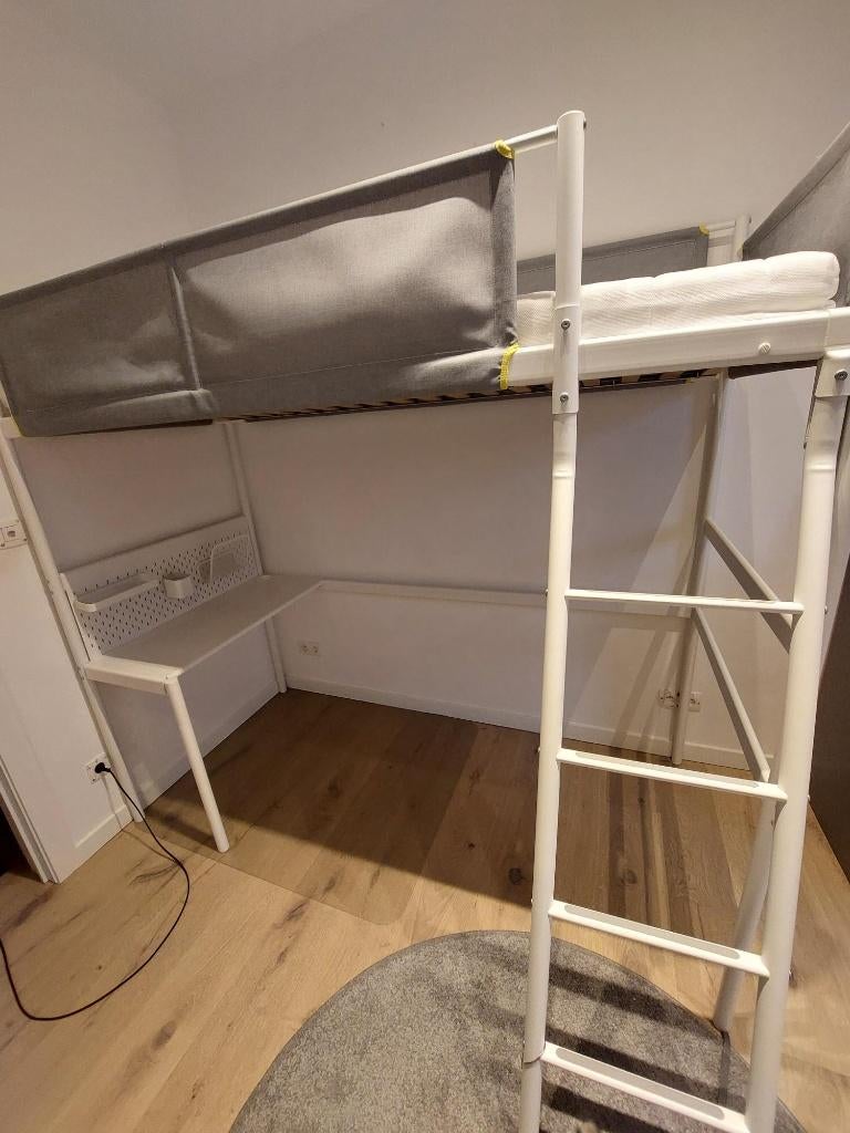 Lit Mezzanine + bureau, Autres dimensions, 200 cm de hauteur ou plus, Enlèvement, Autres dimensions