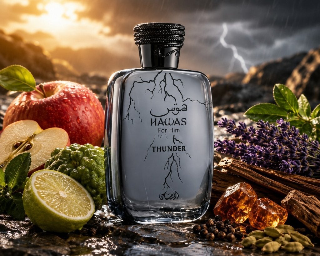 Rasasi Hawas Thunder | Decants 3/5/10 ml | Origineel, Ophalen of Verzenden, Nieuw