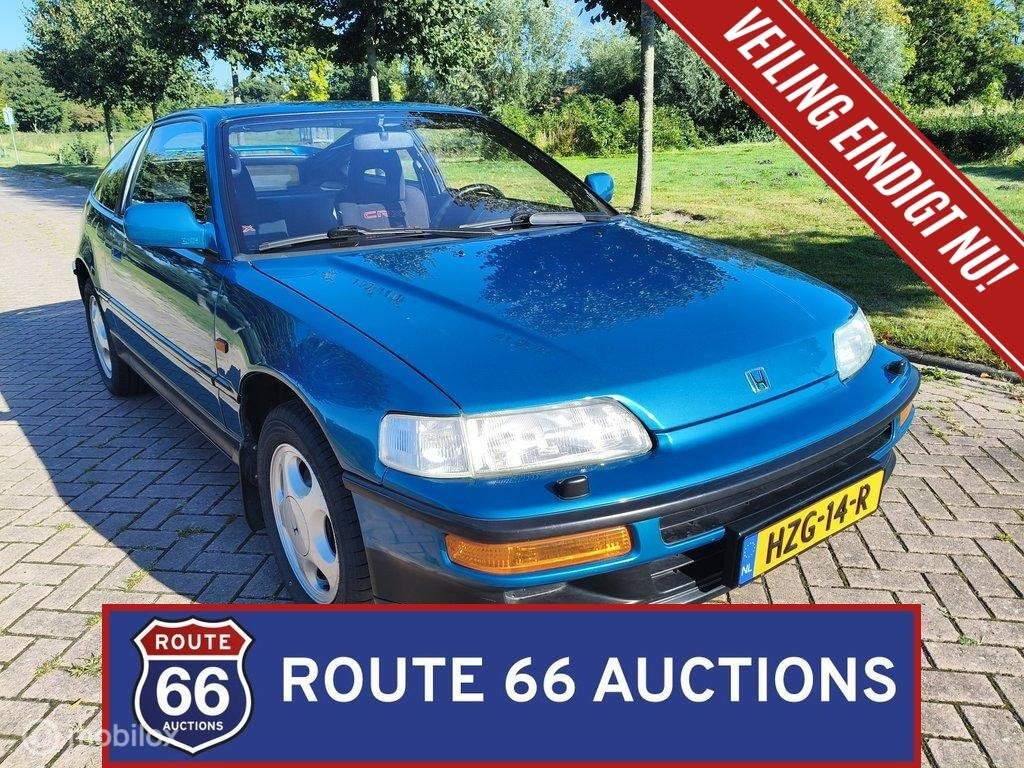 Honda CRX 1.6 VTi | 1991 | Route 66 Auctions, Entreprise, Boîte manuelle, Autre carrosserie, Essence