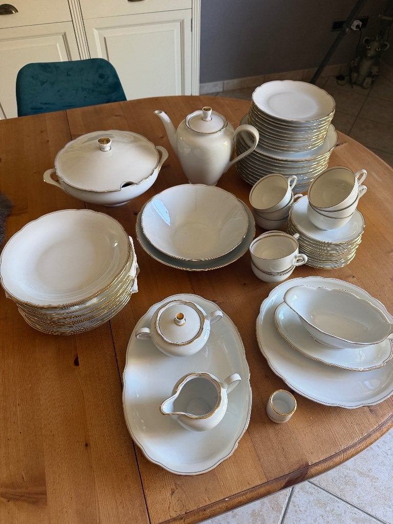 servies vintage, Maison & Meubles, Enlèvement, Porcelaine, Vintage, Assiettes(s)