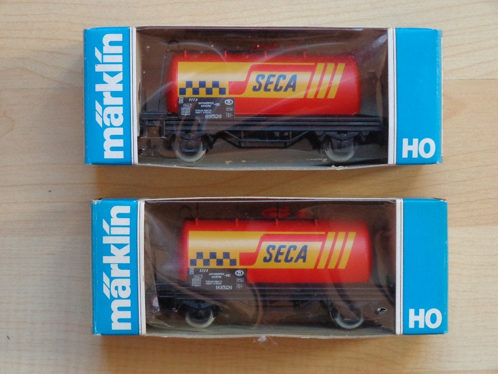 Marklin ho sncb/nmbs Lot de 2 Citernes SECA., Enlèvement ou Envoi, Neuf, Wagon, Märklin
