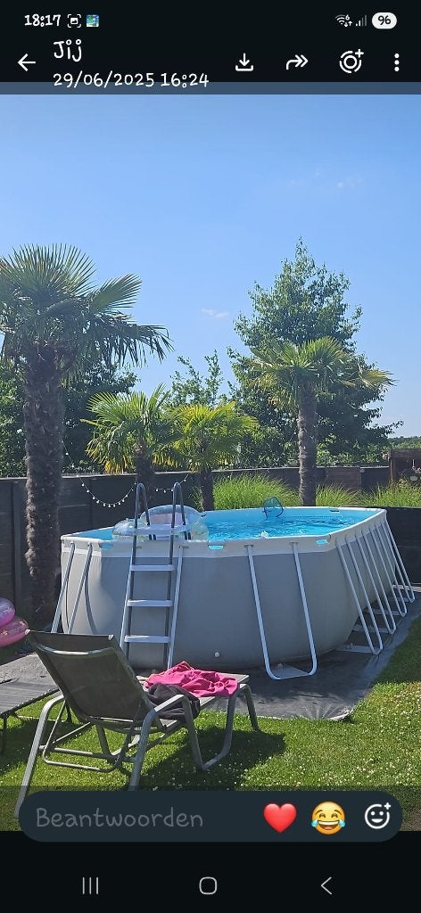 Intex zwembad, 300 cm ou plus, Enlèvement, Utilisé, Piscines hors sol