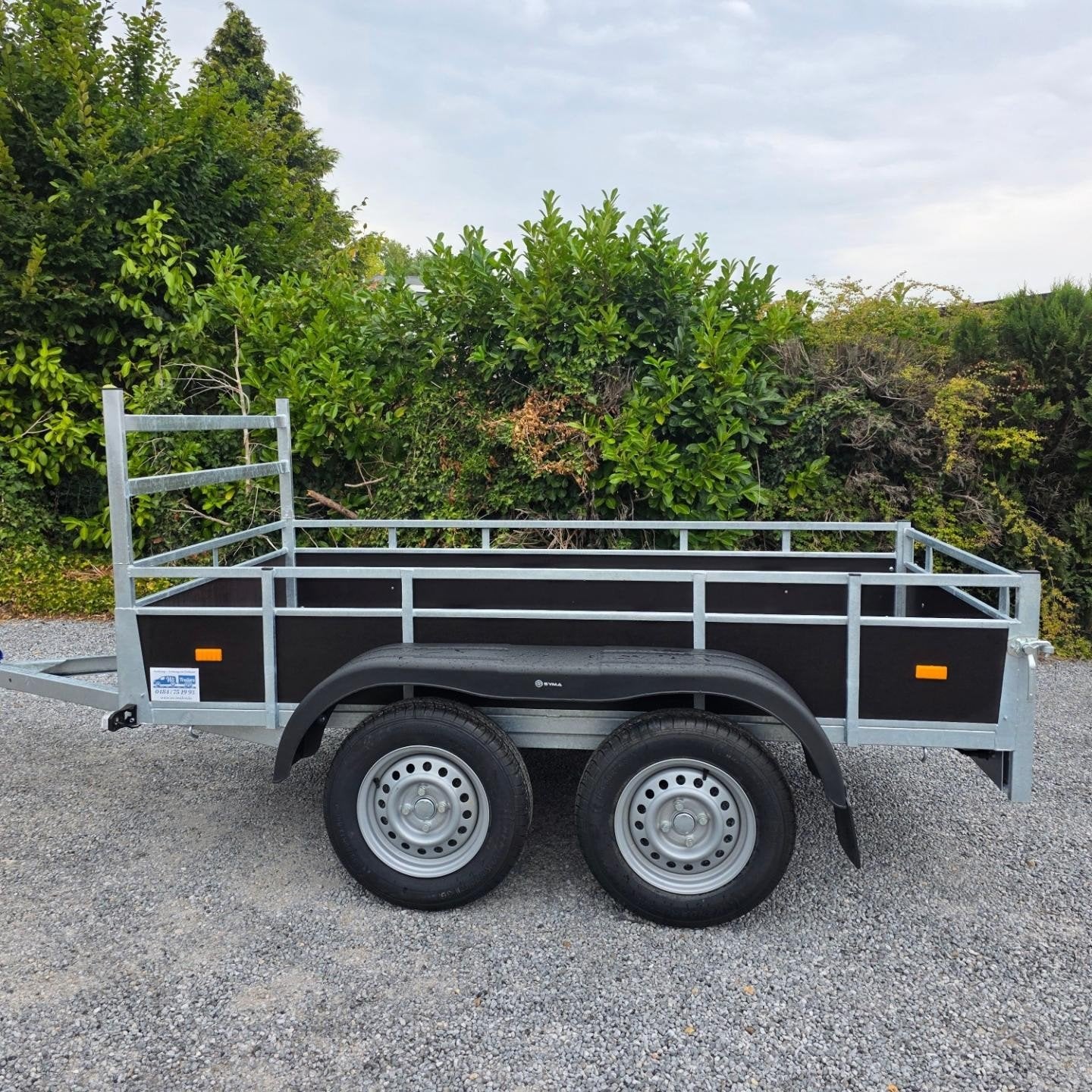 nieuwe dubbelas Syma 257x131, Auto diversen, Aanhangers en Bagagewagens, Ophalen