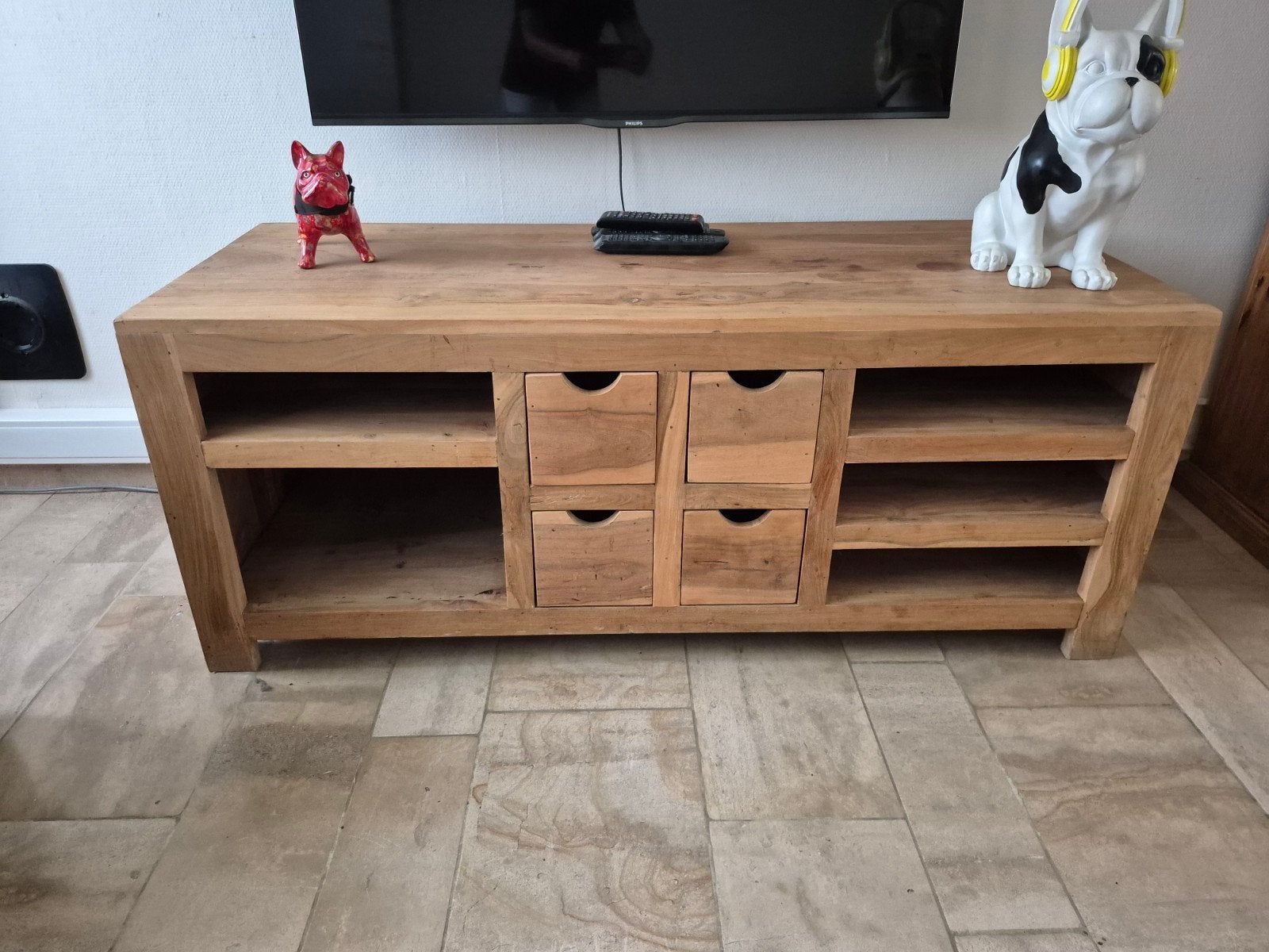 Landelijk houten Tv meubel, Ophalen