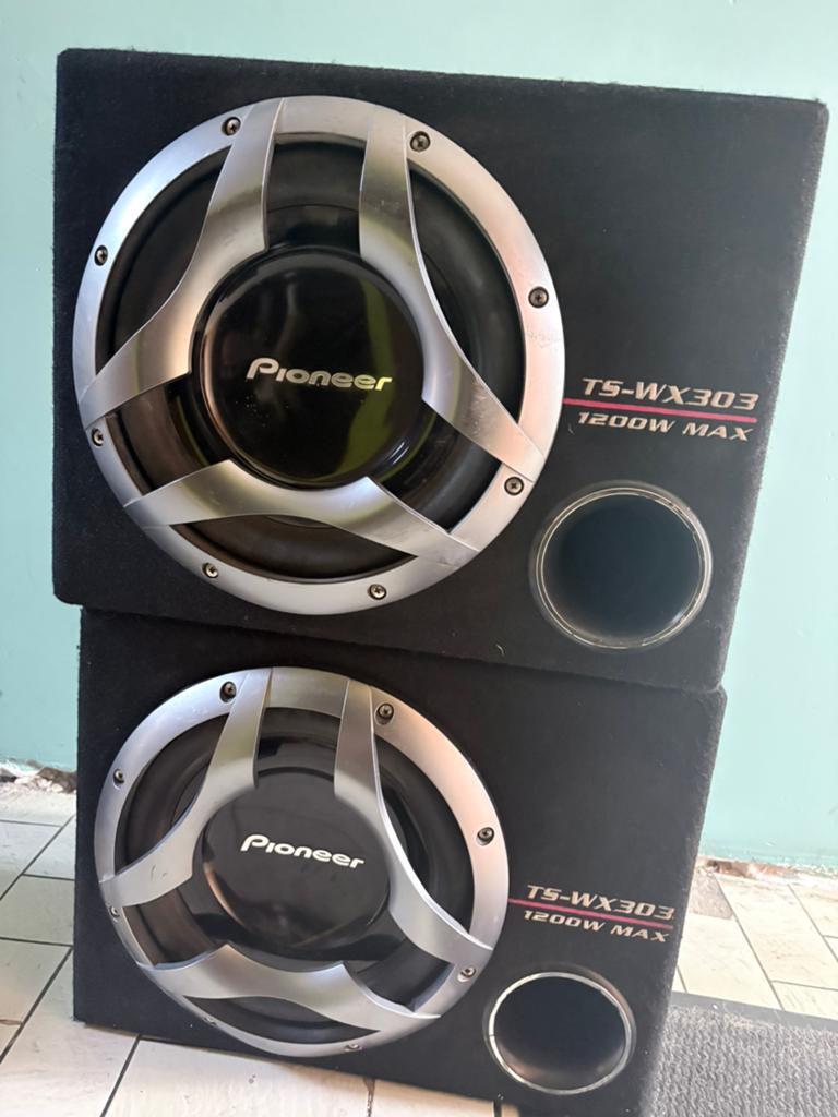 Pioneer TS-WX 303 1200 W subwoofer, Ophalen, Gebruikt