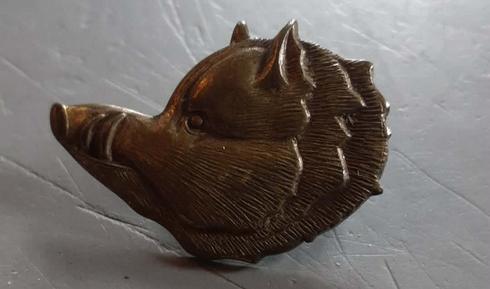 insigne de béret chasseur ardennais, Collections, Enlèvement ou Envoi, Armée de terre, Emblème ou Badge