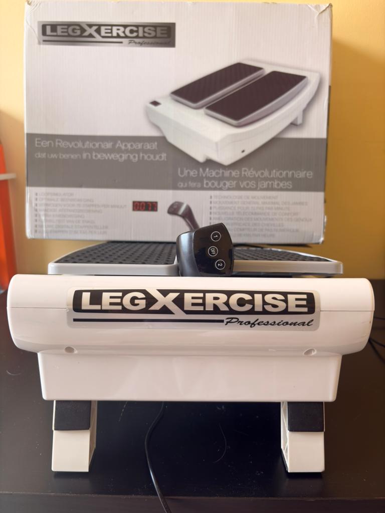 LegXercise - appareil de mouvement des jambes, Sports & Fitness, Enlèvement, Comme neuf, Appareil