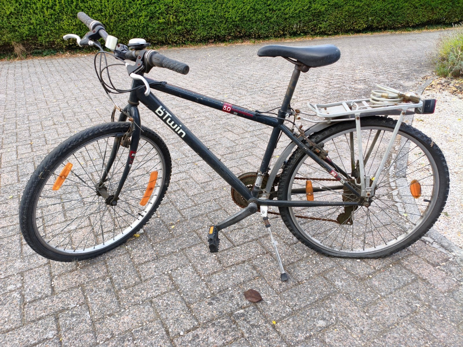 Fiets b'Twin, Fietsen en Brommers, Fietsen | Jongens, Ophalen, Gebruikt, Velgrem, Versnellingen