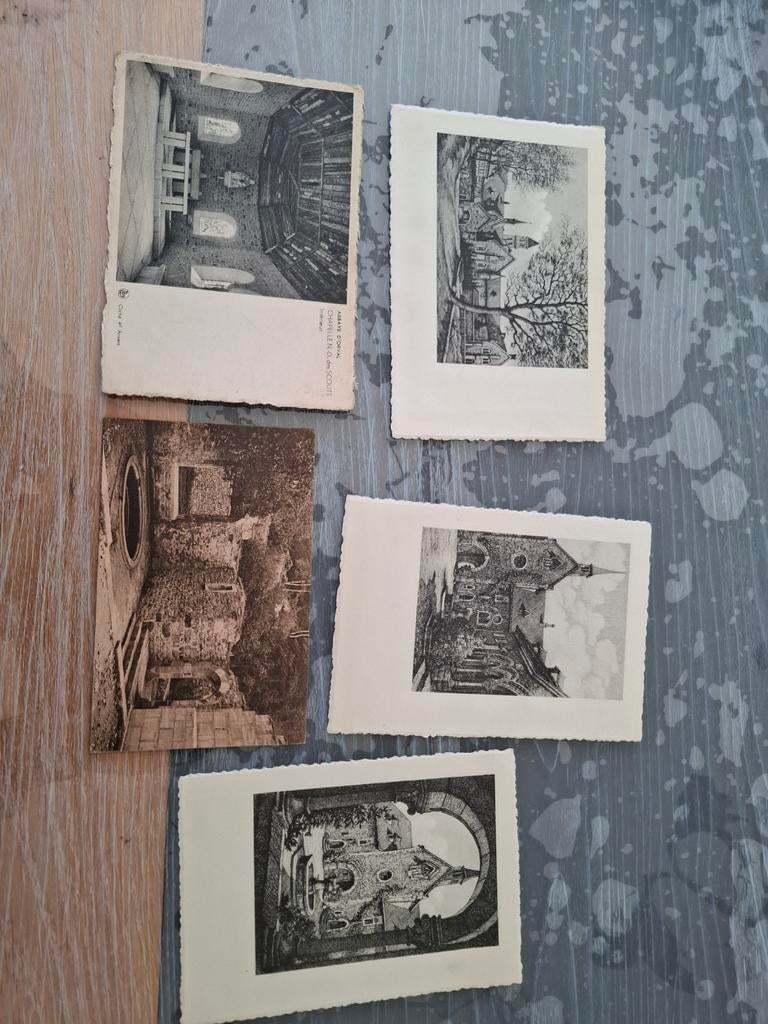 5 cartes postales d orval, Collections